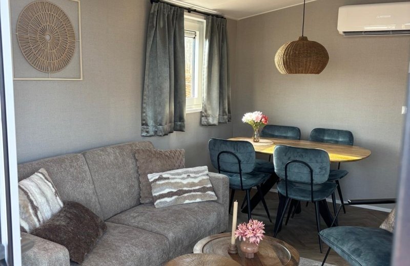 Chalet am Hasetal offener Wohnbereich