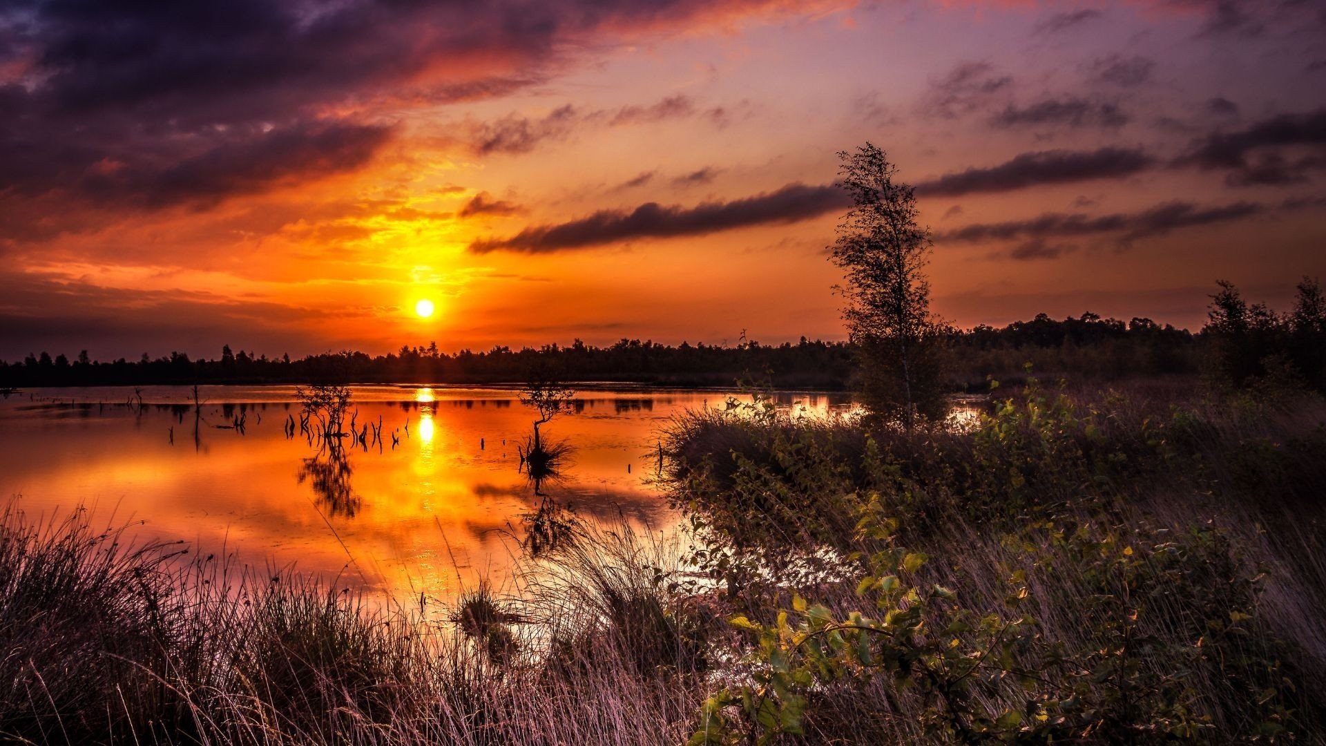 Home banner sonnenuntergang