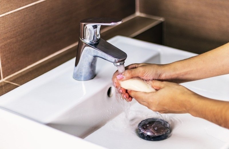 Zentrales Sanitärgebäude